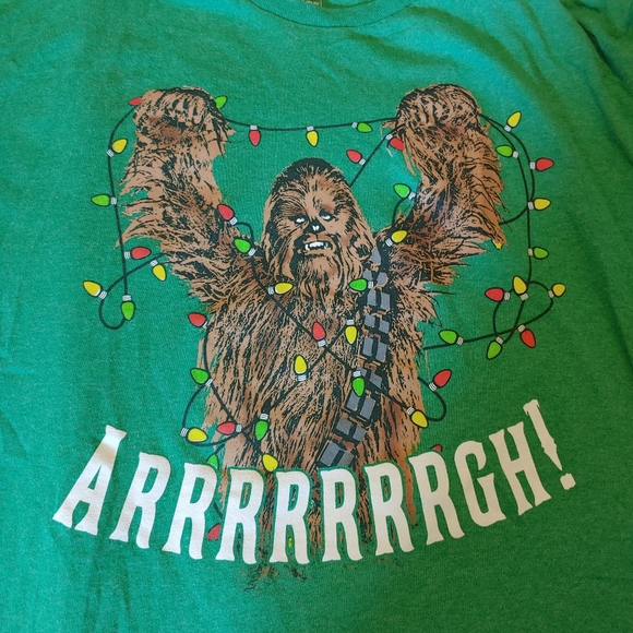 Star Wars Chewbacca Arrrrgh Christmas T shirt